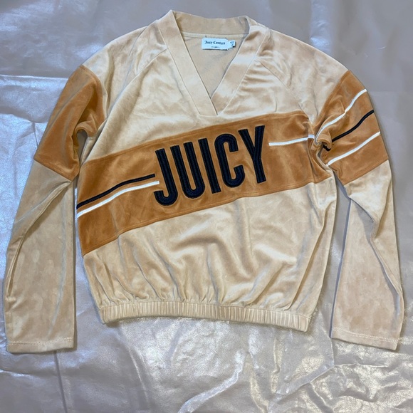 Vintage Juicy Couture Velour Oversized pullover Sweashirt - Picture 6 of 8